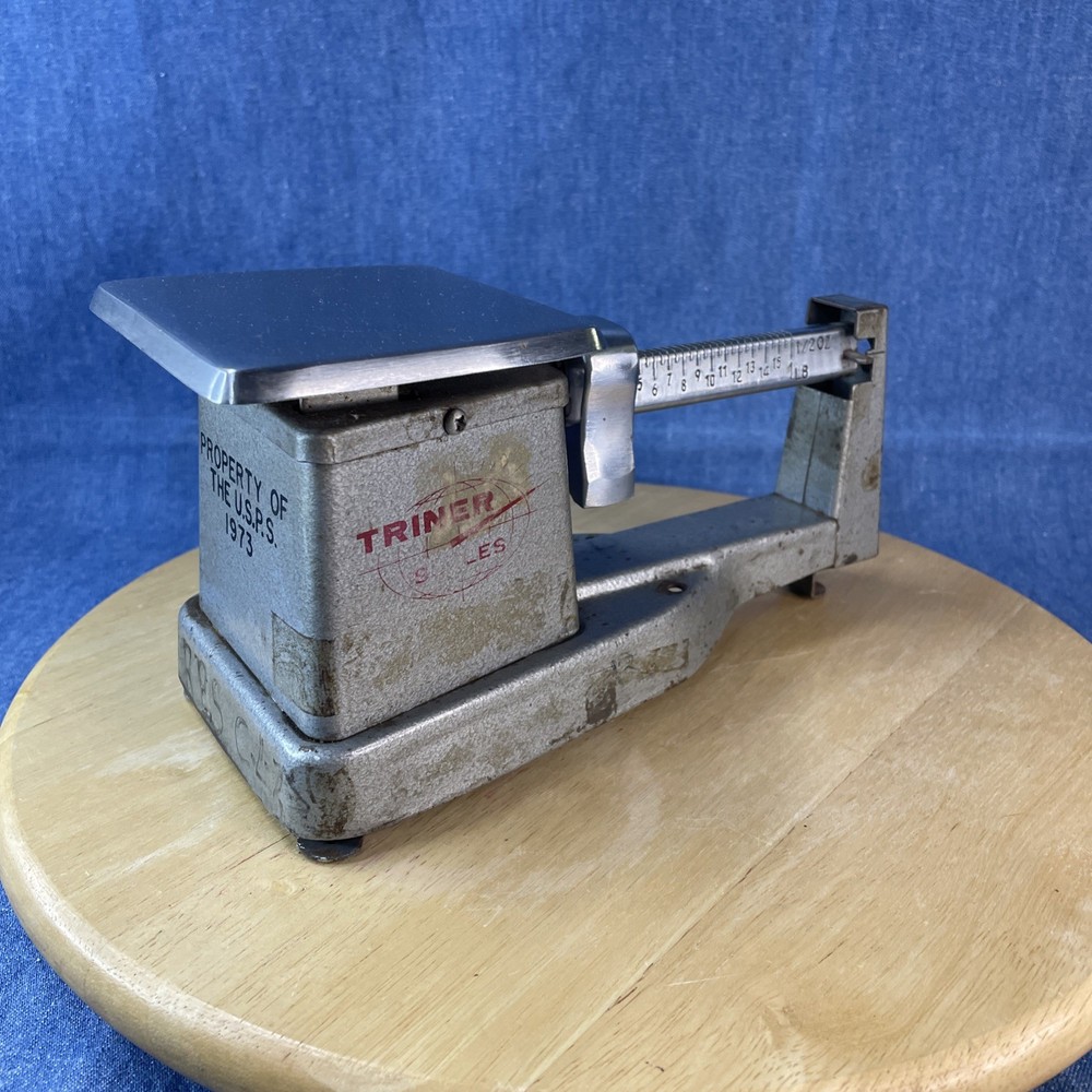 Vintage Triner Postal Scale 1973, 1lb Capacity