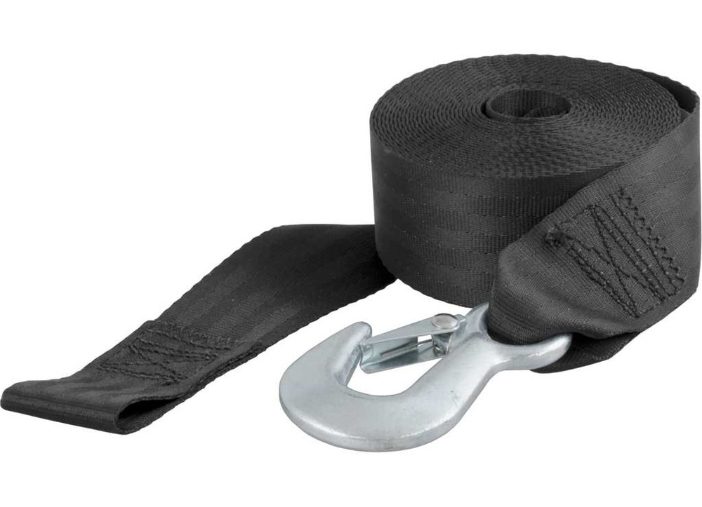 Curt 29007 2" Wide,20 ' Length Nylon Winch Strap w/Hook