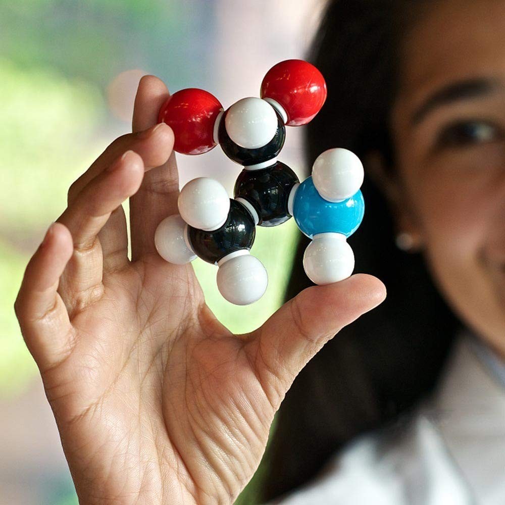 Comprehensive 3D Chemistry Model Kit - 444 Pieces for Classroom & Home Study
