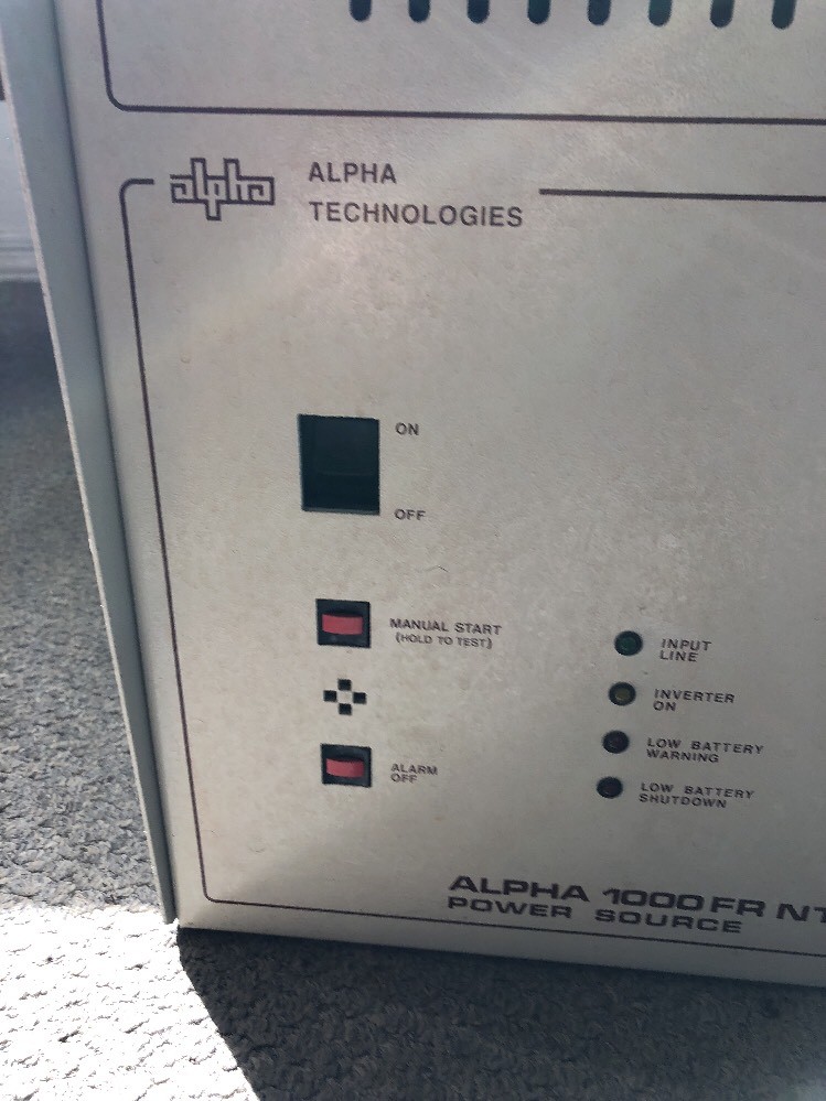 Alpha Technologies 1000FR NT Power Source