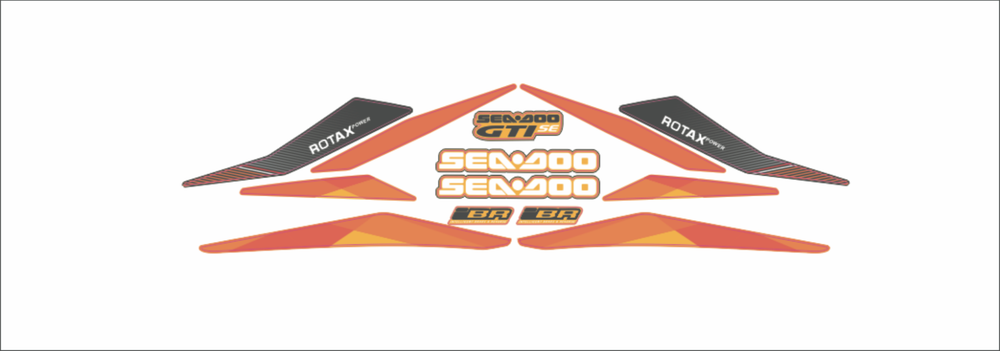SEADOO GTI 130 SE 2017 Graphics / Decal / Sticker