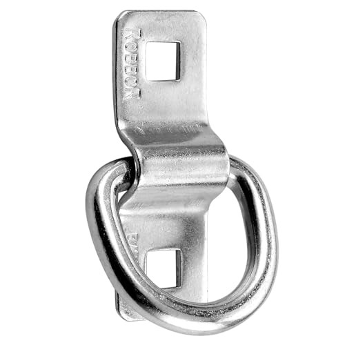 D Ring,Tie Down Anchor 4 Pk Surface Mount Tie Down Ring Heavy Duty 6000 Pound