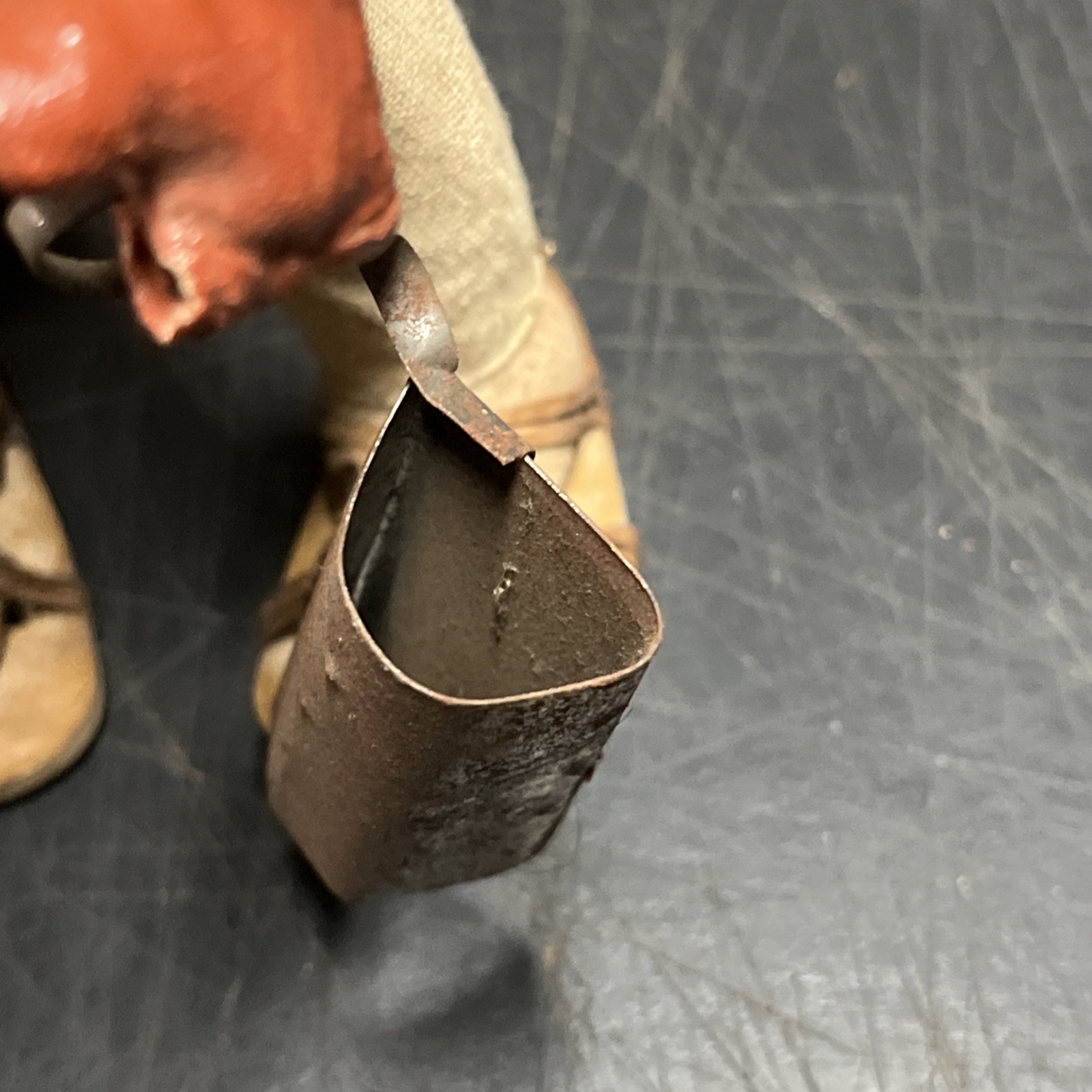 Vintage Mexican Hand Made Painted Oil Cloth Folk Art Dolls 9”Tall