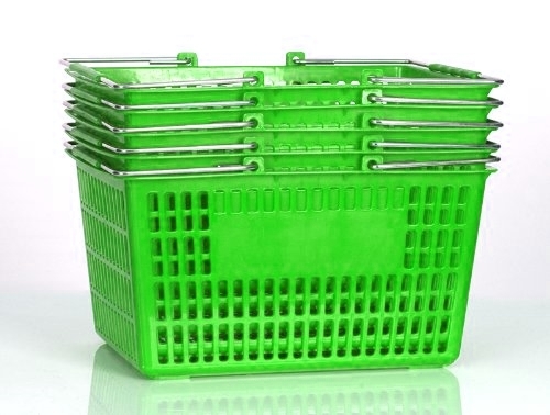 NEW Shopping Basket Set set of 5 Green