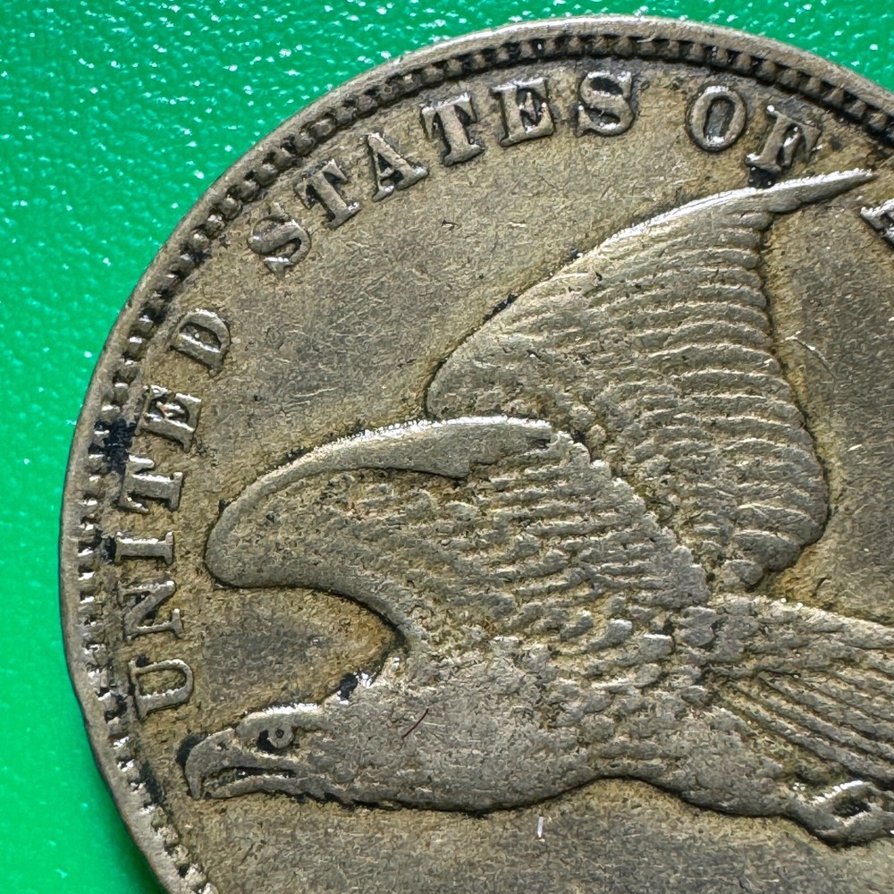 1858 SL Flying Eagle Cent C103