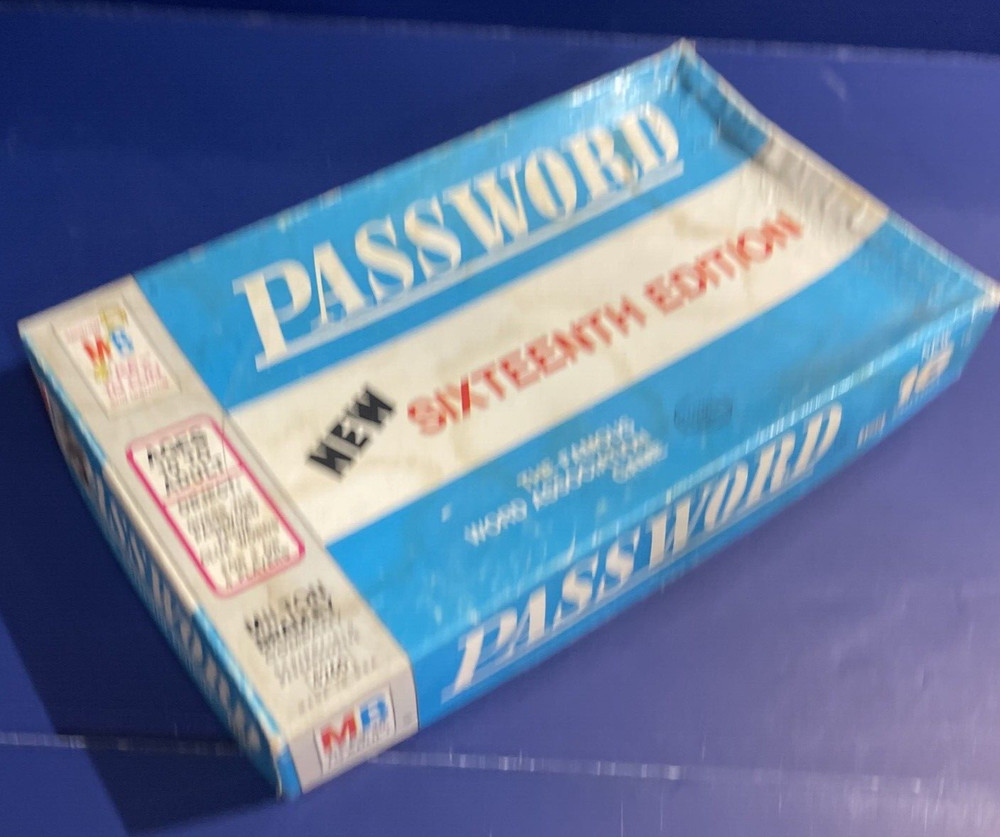 Password®️ Sixteenth Edition 1962 Milton Bradley Complete