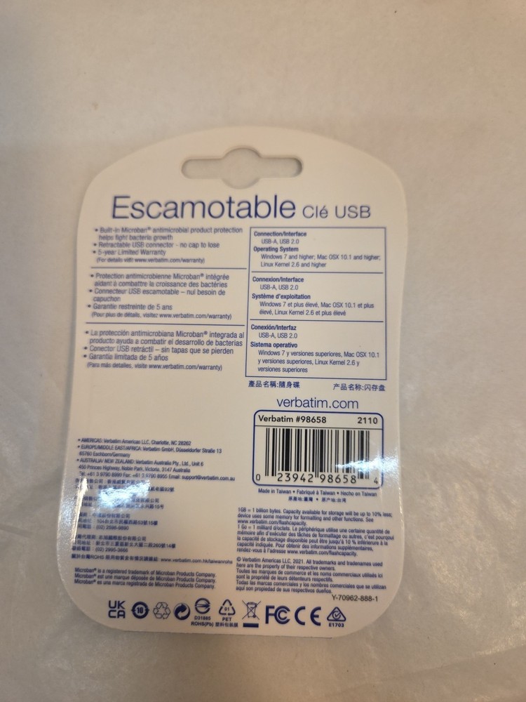 Verbatim 98658 64GB USB Flash Drive