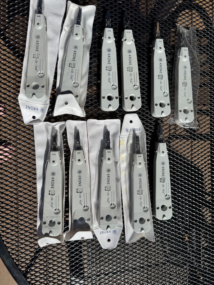 KRONE LSA-PLUS Punch Down Tool w/ Sensor 6647 2 055-01 Telecom Insertion