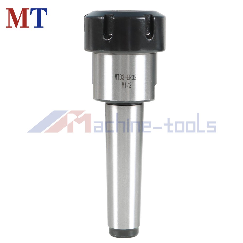 MT3 Shank With 11 Pack ER32 Collet Set ER32 Chuck & Spanner For Milling Machine