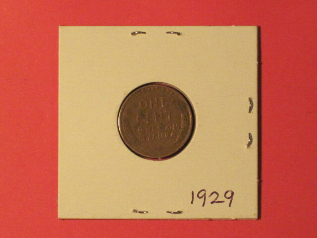1929 Wheat Cent - Philadelphia Mint