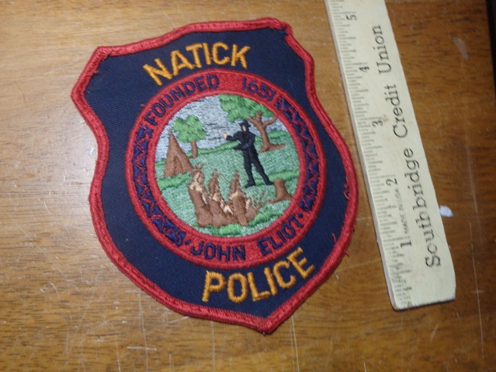 NATICK  MASSACHUSETTS VEST PATCH BX 25#12