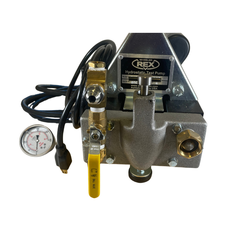 Wheeler-Rex 38300 5/8" FNPT 1/2HP 115/230V Twin Piston Hydrostatic Test Pump