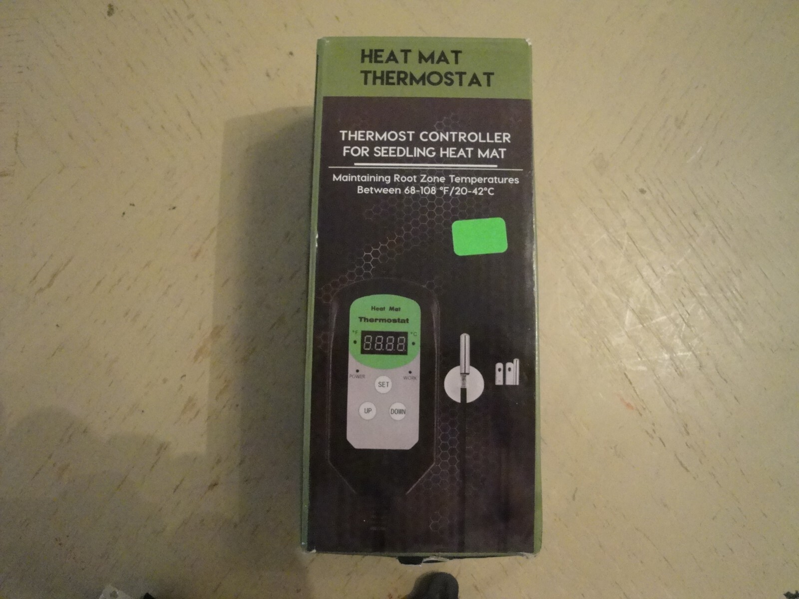 Digital Heat Mat Thermostat Temperature Controller EMC Certified Seed Germ #E83