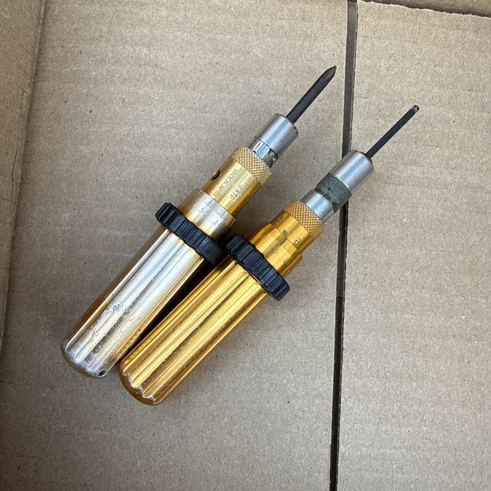 Tohnichi 6RTD Adjustable TorqueWrench High Precision. 2 pieces.