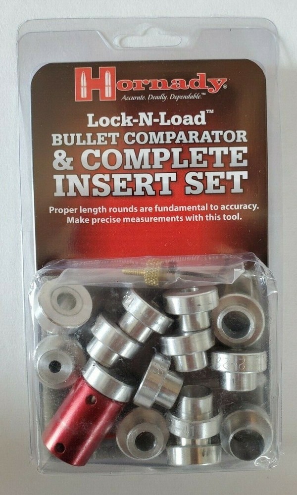 Hornady B14 Lock-N-Load Bullet Comparator & Complete Insert Set (14 Inserts)