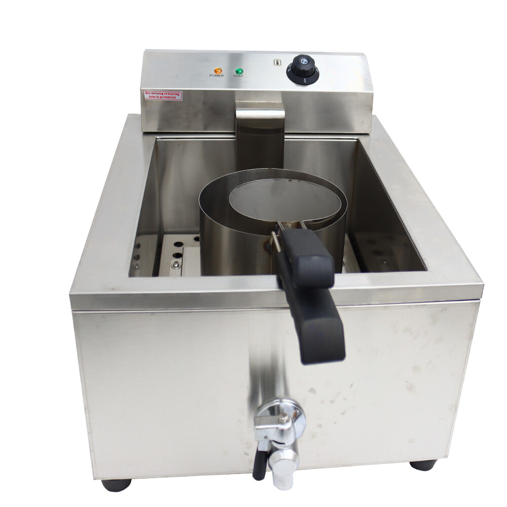 TECHTONGDA 110V Stainless Steel Multi-Purpose Funnel Cake Fryer for Donuts etc.