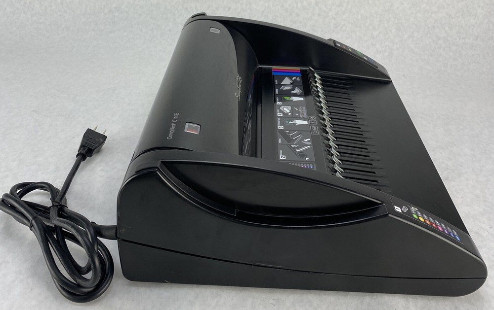Acco 7704250C Swingline GBC CombBind C110E Binding Machine