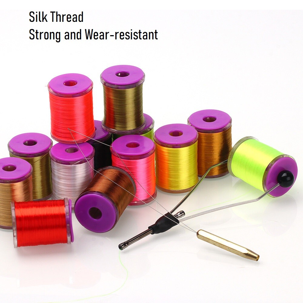 Fly Tying Thread 8/0 75D/120D Polyester Fly Tying Materials Tool 13 Colors