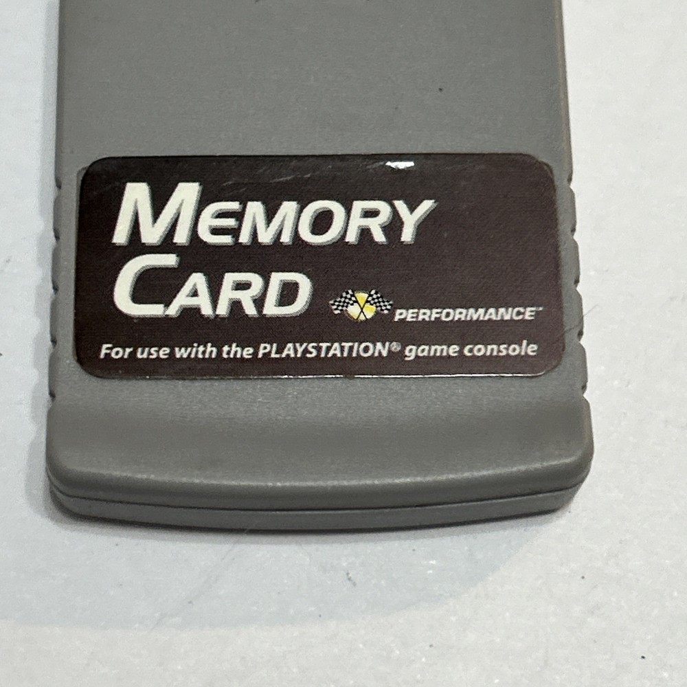 Playstation 1 PS1 Memory Card by Performance Tested & Working