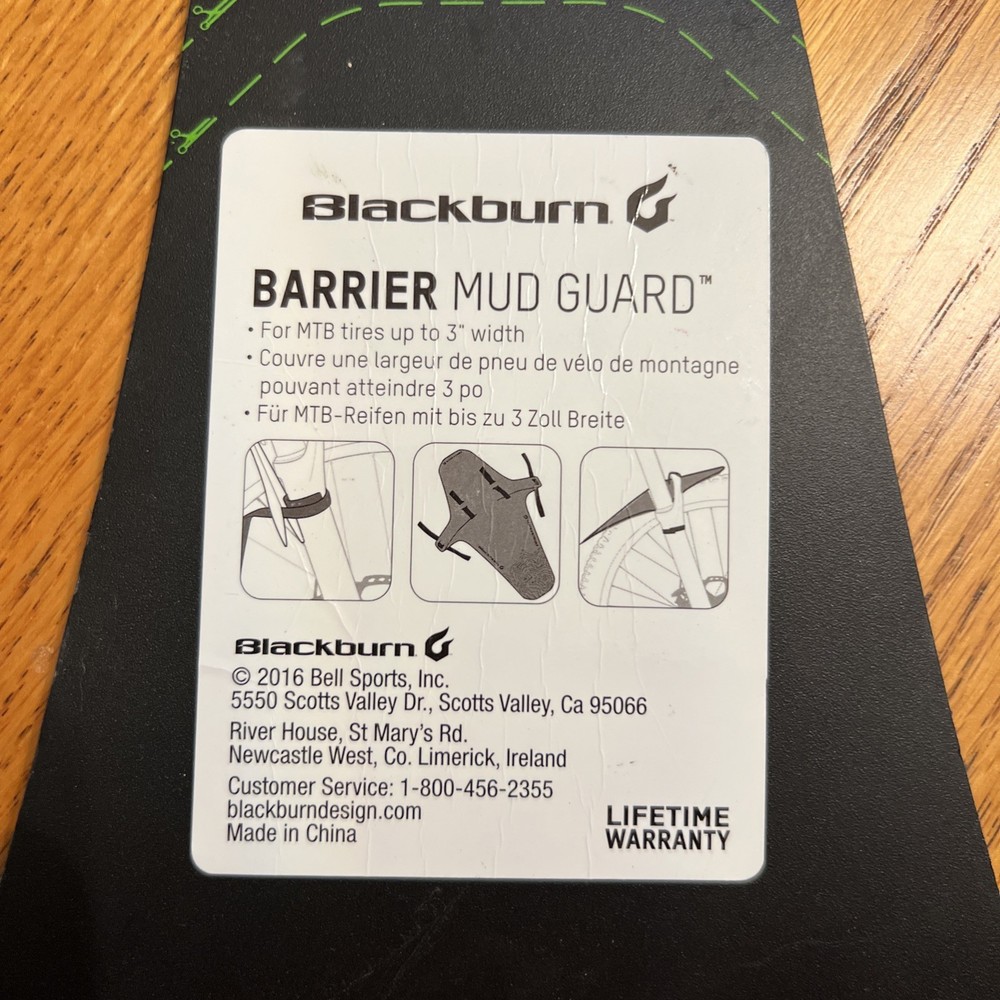 Blackburn MTB Front Fender Mud Guard
