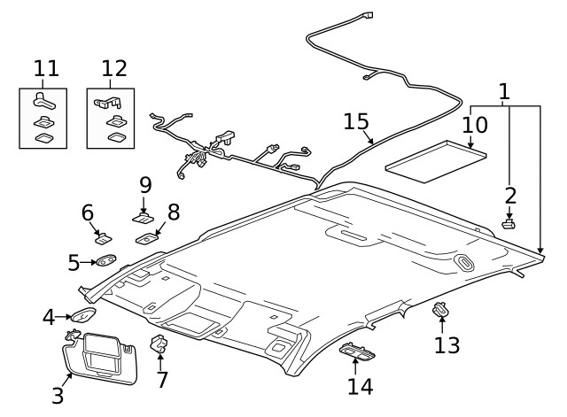 Genuine GM Coat Hook 84258404