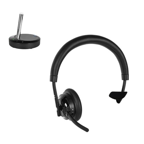 UC Dect Wireless-Headset with Noise-Cancelling-Microphone - Work with Desk