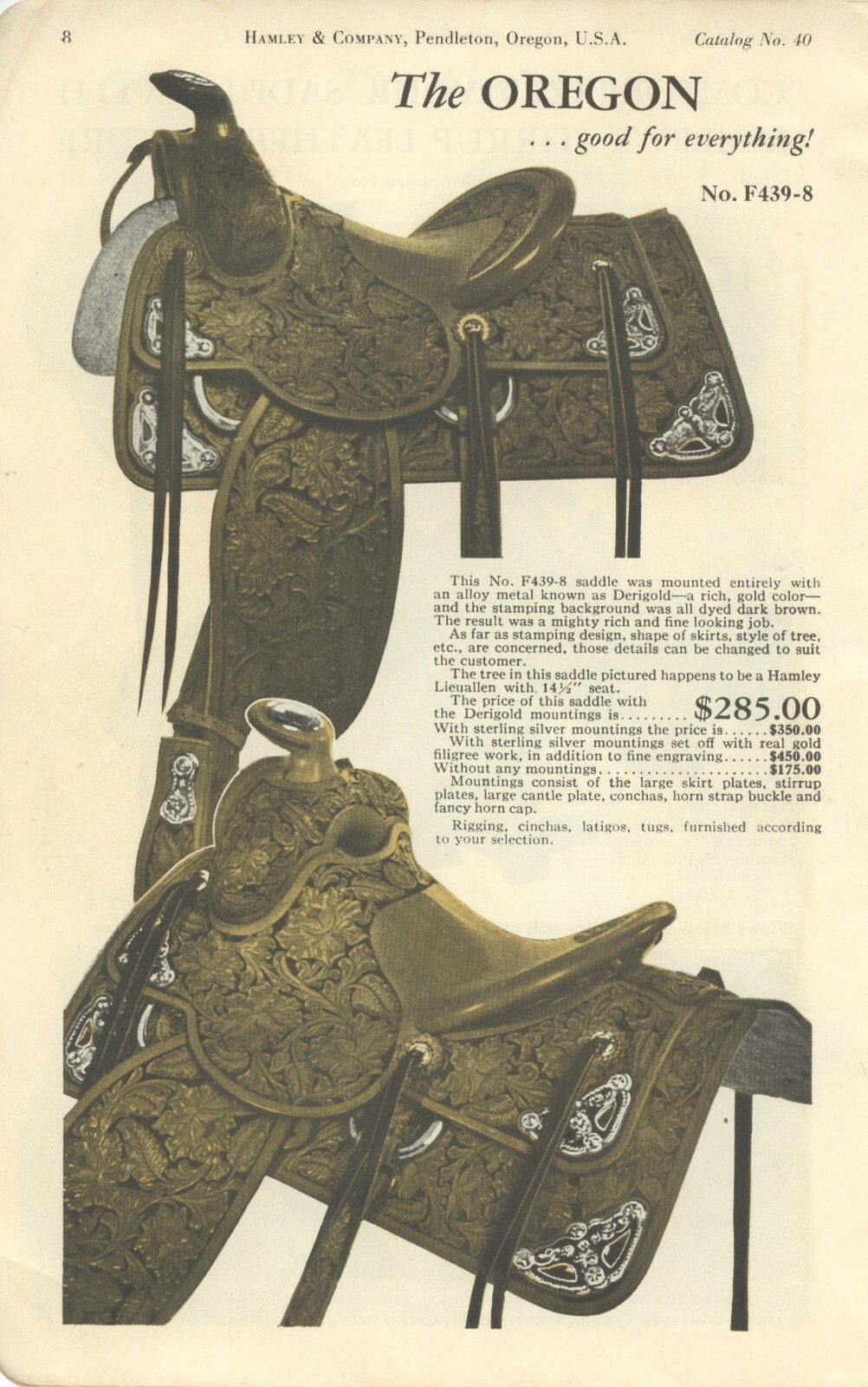 Hamley's Catalog #40 on CD - Saddles, Spurs, Bits