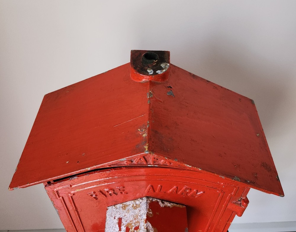 Vintage SAFA Fire Alarm Box For Restoration Matching Code Wheel & Plate #