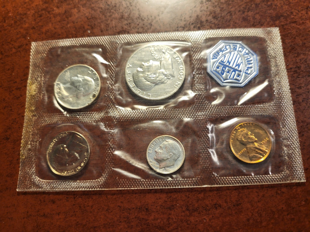 1960 Proof Set, Flat Pack, OGP Philadelphia inv04 u167