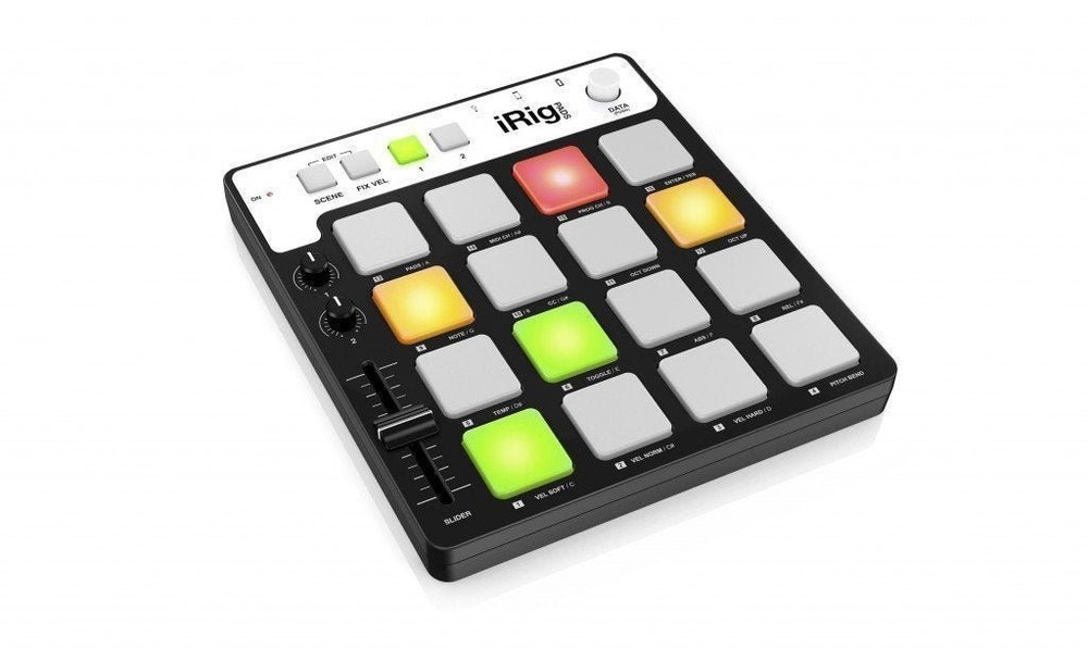 IK Multimedia iRig Pads MIDI groove controller for iPhone, iPad Mac/PC Open Box