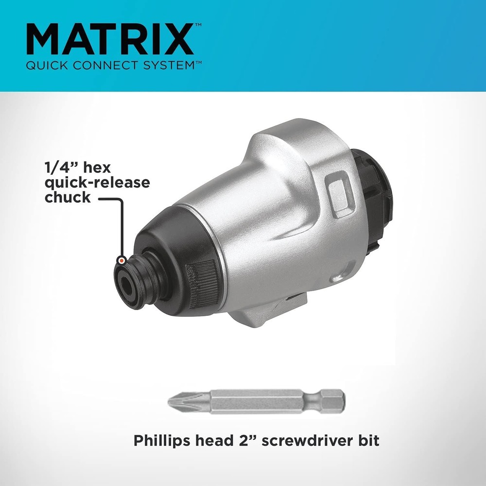 BLACK+DECKER MATRIX™ Impact Driver Attachment - BDCMTI