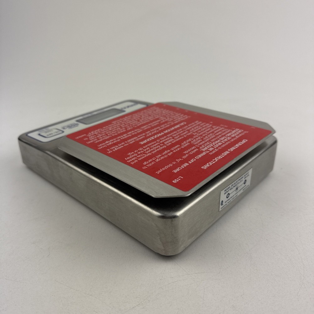 SYSCO Stainless Scale SDS-2 Model 5637491 3 lb Scale WORKING