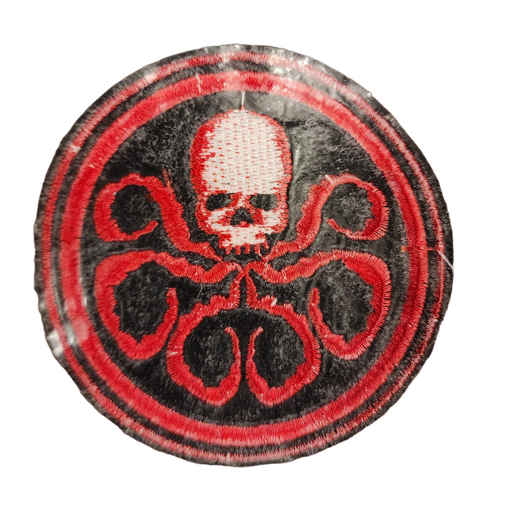 Iron On Patch featuring Hydra Agents of Shield Symbol Red / Black