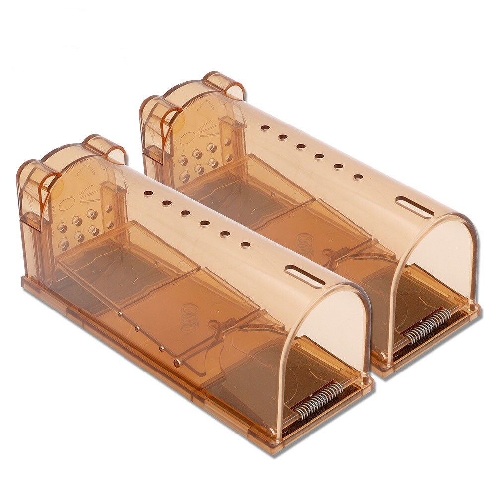 2 Humane Mouse Traps Live Catch & Release No Kill Rat Mice Trap Reusable