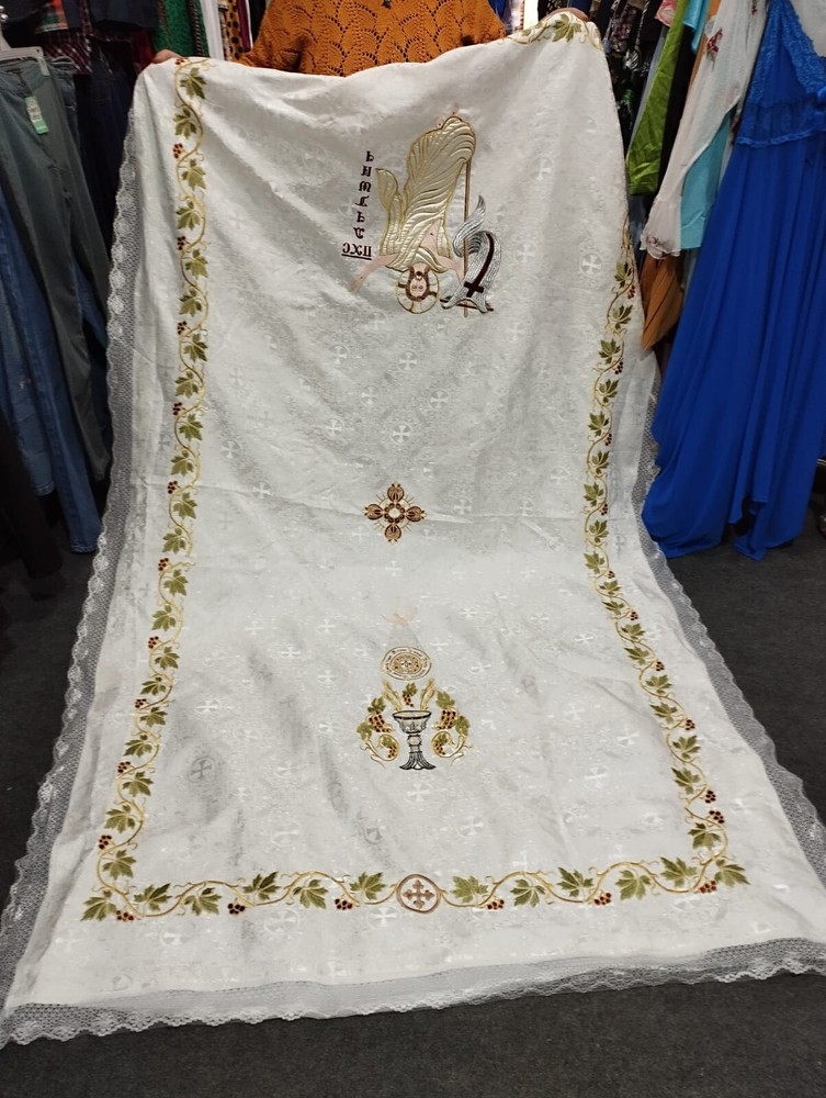 Holy Communion Napkin- Orthodox Liturgy Lefafa- For Divine Intercession Prayers