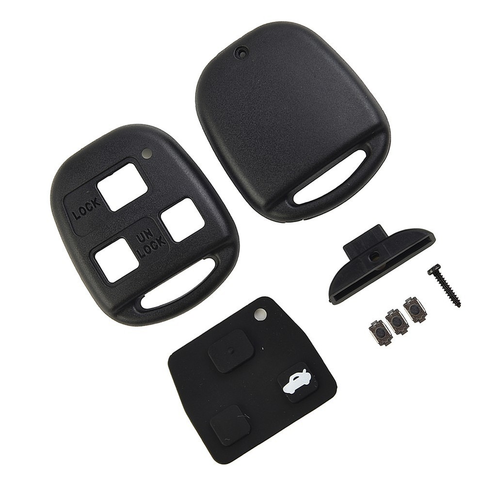 Key Button Pad Key Shell 3Button Auto Care Car Accessories Car Remote Key Case