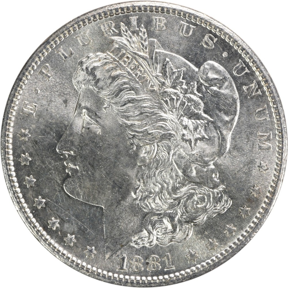 1881-S Morgan Silver Dollar BU Uncertified #231