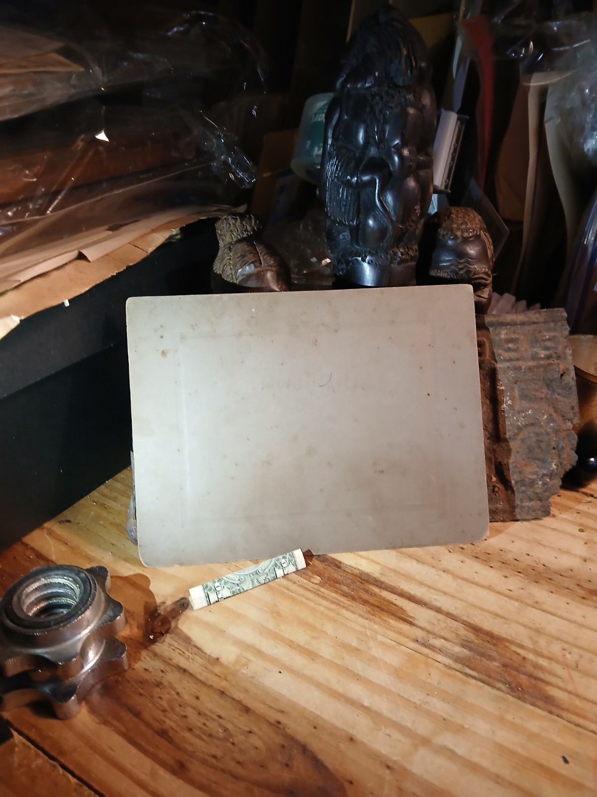 Antique African American Cabinet * BEAUTIFUL COLORED LADY * ROANOKE VIRGINIA