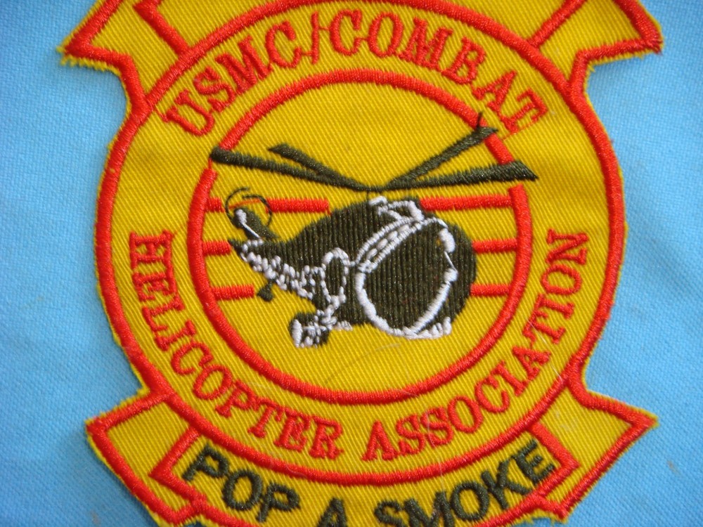 VIETNAM WAR PATCH, USMC COMBAT HELICOPTER ASSOCIATION