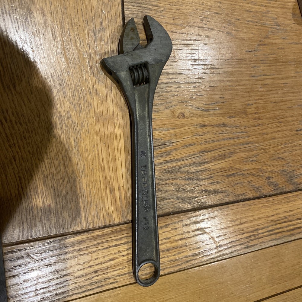 Vintage Taparia 10” Adjustable Spanner, Really Nice Condition