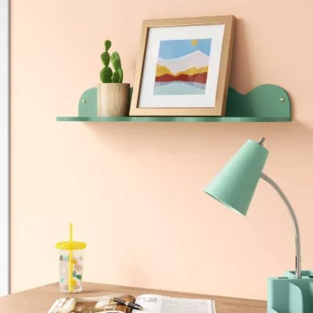 24" Wavy Wall Shelf