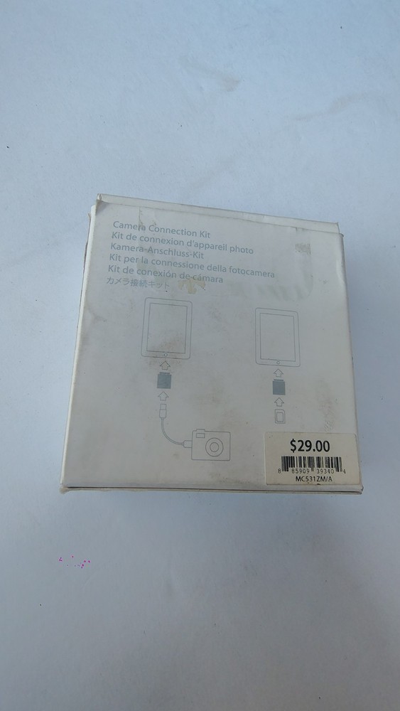 Apple iPad/iPod Camera Connection Kit - MC531ZM/A - USB & SD Card Reader New
