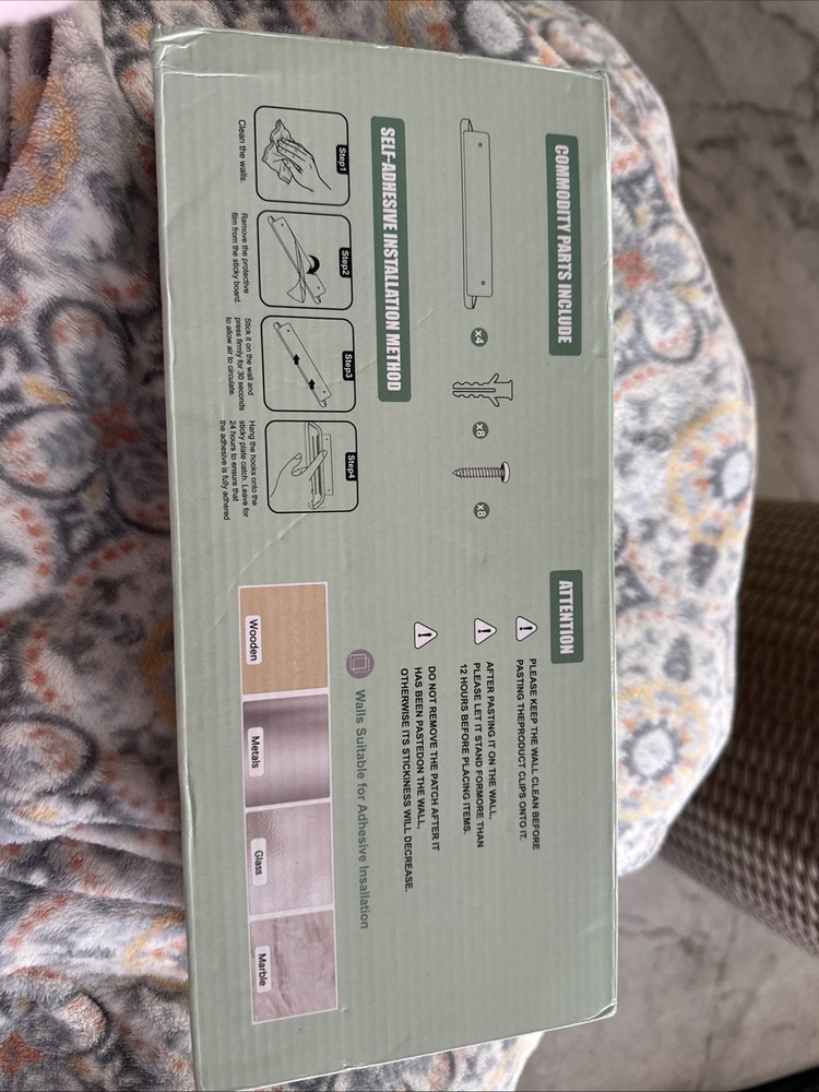 Wall Mounted Storage Rack 4 PCs