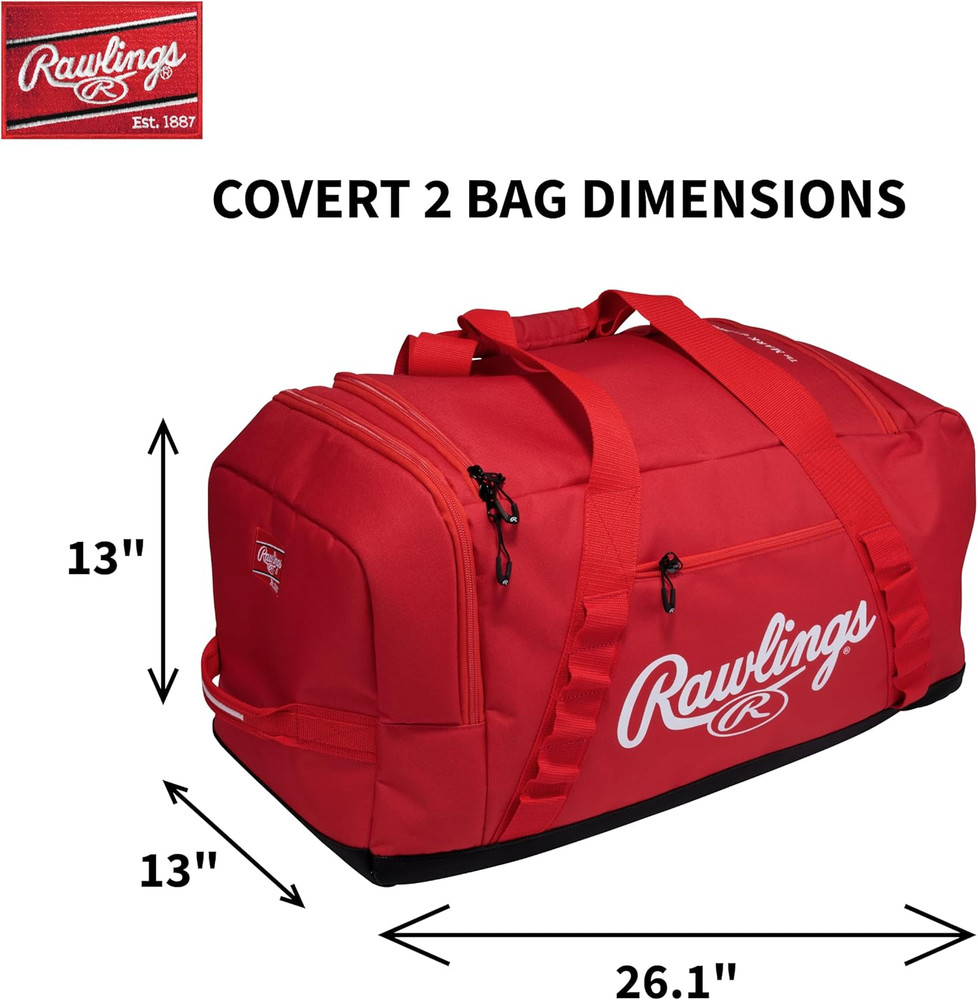 | Covert2 Duffel Equipment Bag | Baseball/Softball | Multiple Colors