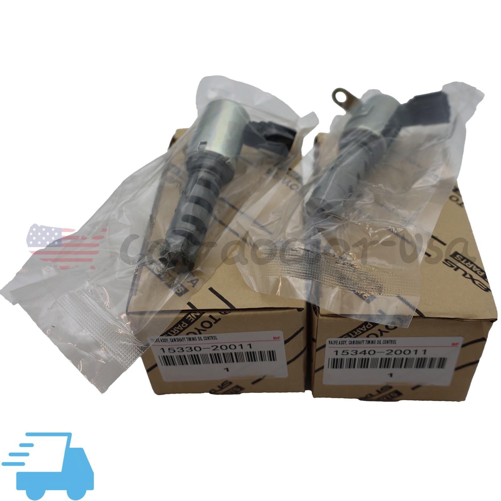 2x OEM VVT Valve Variable Timing Solenoid Left Right for Lexus Toyota V6 3.0 3.3