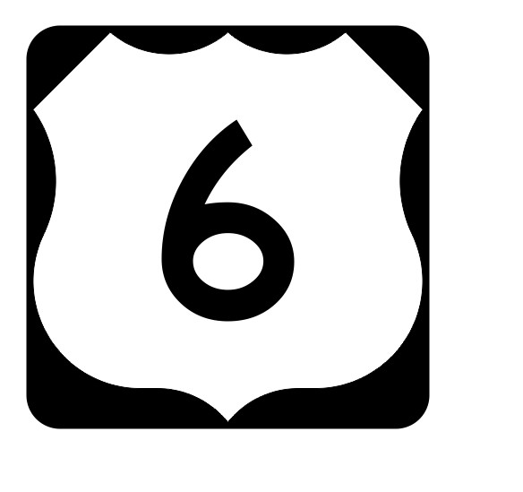 US Route 6 Sticker Decal
