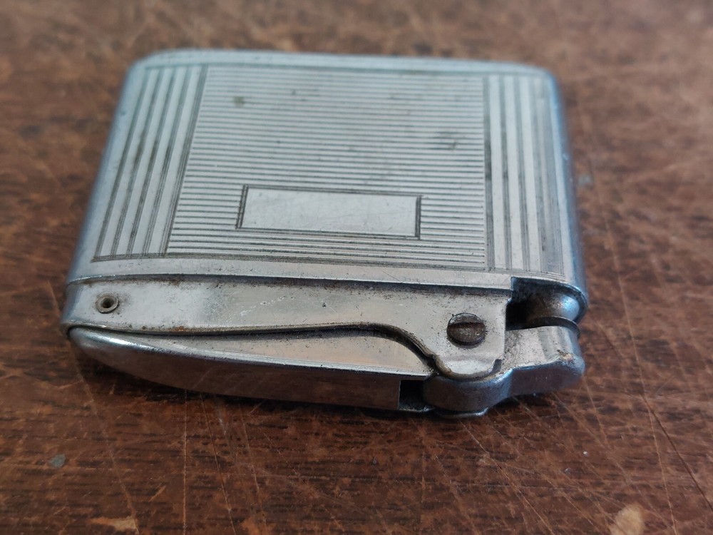 Vintage RONSON "Adonis" Pocket Cigarette Lighter Fair Shape