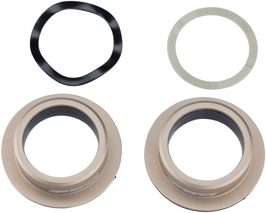 FSA MegaExo Stainless Bottom Bracket Adapter Converter for 386EVO Frames