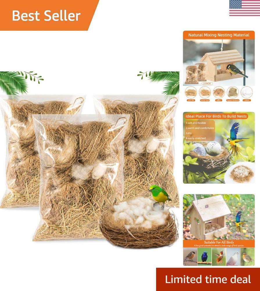 Bird Nesting Material - Bird Nests Bedding Hummingbird Nesting Material Mixin...