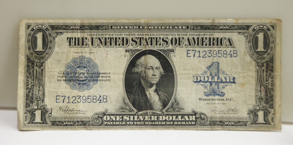 1923 $1 Silver Certificate Speelman/White E71239584B